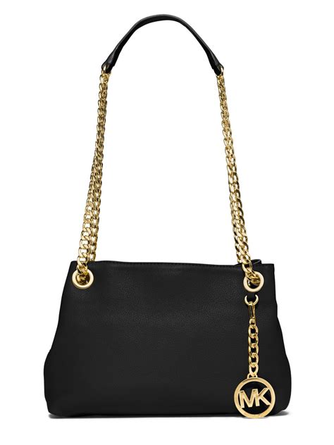 michael kors bag black gold chain|michael kors crossbody belt bag.